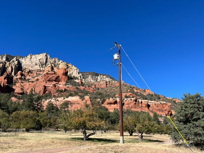 Utility Pole - Slide Rock State Park, AZ