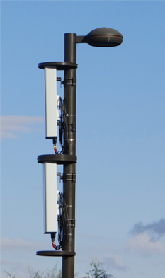 small cells on pole